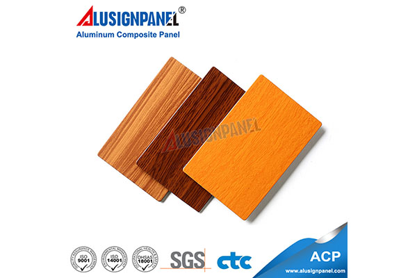 Wooden look Aluminum Composite Panel